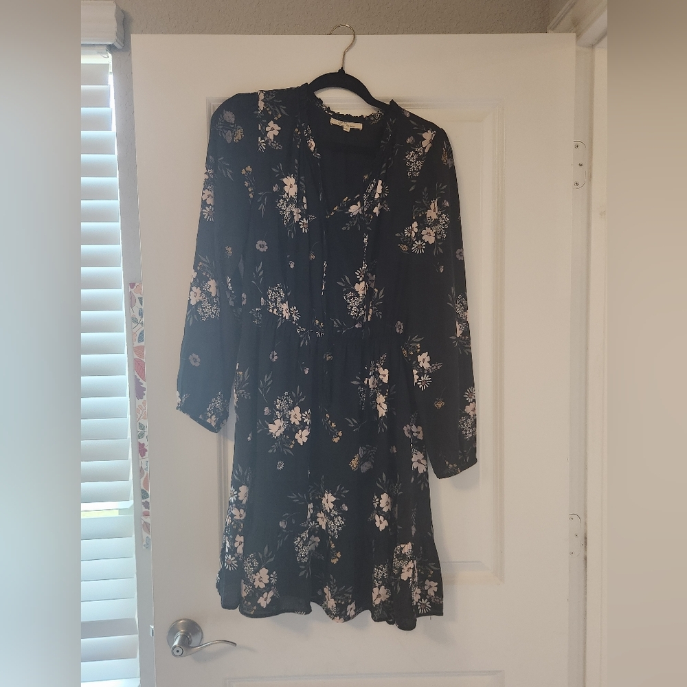 Stitchfix Les Serein Floral Black Dress